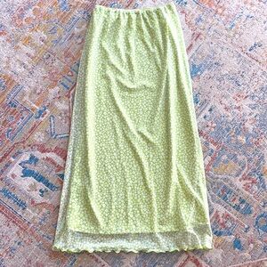 American Eagle 90s Mesh Lettuce Edge Skirt XS